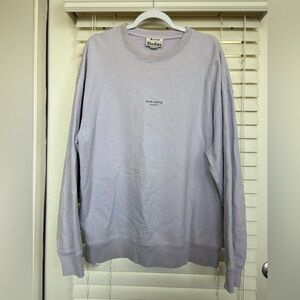 Acne Studios purple sweatshirt